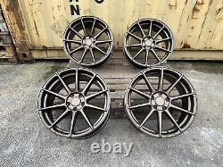 BRAND NEW BMW M3 M4 STYLE TURISMO 18 STAGGERED 5x120 ALLOY WHEELS BRONZE
