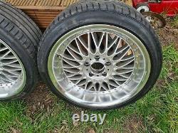 Bbs Style Staggered Alloy Wheels 18