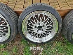 Bbs Style Staggered Alloy Wheels 18