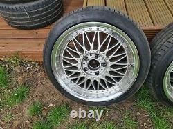 Bbs Style Staggered Alloy Wheels 18