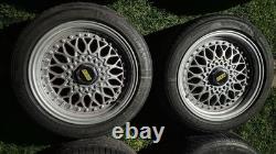 Bbs style 15 x 8 15x7 4x100 Alloy Wheels 4x108 MX5 Ford E30
