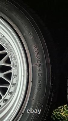 Bbs style 15 x 8 15x7 4x100 Alloy Wheels 4x108 MX5 Ford E30