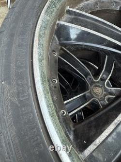 Black Alloy Wheels Sport Style set Of 4 22 Inch