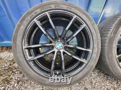 Black Genuine Bmw 18 Style 662m Sport Alloy Wheels 3 5 Series G30 G31 G20 G21