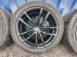 Black Genuine Bmw 18 Style 662m Sport Alloy Wheels 3 5 Series G30 G31 G20 G21