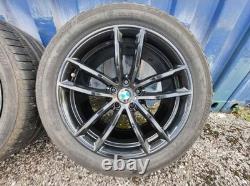 Black Genuine Bmw 18 Style 662m Sport Alloy Wheels 3 5 Series G30 G31 G20 G21