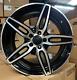 Black Mf X4 19 Premium Mercedes 333 Style Alloy Wheels Mercedes Cla C E Class