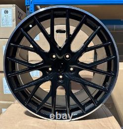 Black ML Porsche Panamera 971 976 x4 21 Porsche Turbo 3083 Style Alloy Wheels