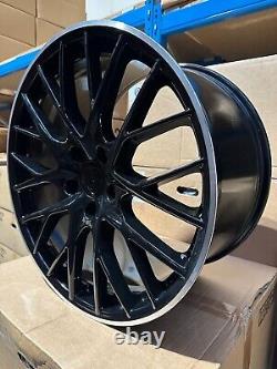 Black ML Porsche Panamera 971 976 x4 21 Porsche Turbo 3083 Style Alloy Wheels
