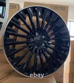 Black ML x4 19 Premium Blade 334 Mercedes Style Alloy Wheels CLA C E Class C