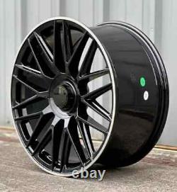 Black ML x4 22 Mercedes GLE 311 Style Alloy Wheels GLE GLS 10J/11.5J 5x112
