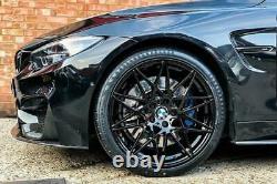 Bmw 20'' Inch Competition 666m Style New Alloy Wheels & Tyres Bmw 3 / 4 Series