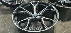 Bmw 21'' Inch X5 / X6 741m Style Alloy Wheels M Sport- E70/e71/f15/f16 Set Of 4