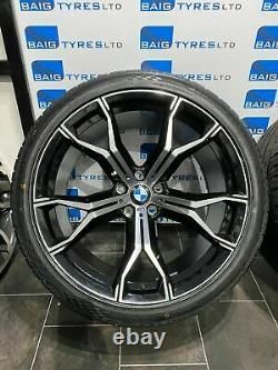 Bmw 21''inch 741m Style New Alloy Wheels & New Tyres Bmw X5/ X6 E70 E71 F15 F16