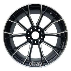 Bmw 3 4 5 6 Series G20 G30 20 Alloy Wheels Alloys 669m Style Black Polished 4x