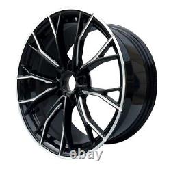 Bmw 3 4 5 6 Series G20 G30 20 Alloy Wheels Alloys 669m Style Black Polished 4x