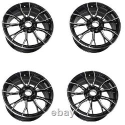 Bmw 3 4 5 6 Series G20 G30 20 Alloy Wheels Alloys 669m Style Black Polished 4x