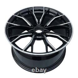 Bmw 3 4 5 6 Series G20 G30 20 Alloy Wheels Alloys 669m Style Black Polished 4x