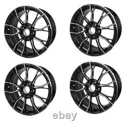 Bmw 3 4 5 6 Series G20 G30 20 Alloy Wheels Alloys 669m Style Black Polished 4x