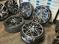 Bmw 3 Series 18'' Inch Competition 666m Style New Alloy Wheels & Tyres E90 E91