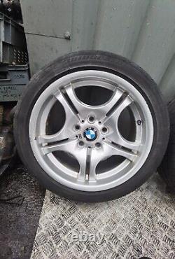 Bmw 3 Series E46 Style 68 17 Alloy Wheels With 4 Good Tyres 245/40/r17 Fast P&p