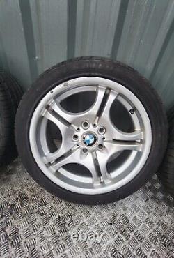 Bmw 3 Series E46 Style 68 17 Alloy Wheels With 4 Good Tyres 245/40/r17 Fast P&p