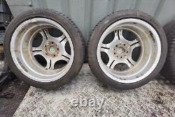 Bmw 3 Series E46 Style 68 17 Alloy Wheels With 4 Good Tyres 245/40/r17 Fast P&p