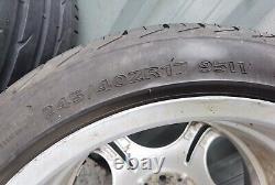 Bmw 3 Series E46 Style 68 17 Alloy Wheels With 4 Good Tyres 245/40/r17 Fast P&p