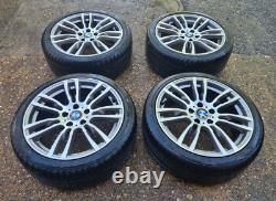 Bmw 3 Series F30 2013 403m Style 19 Inch Staggered Alloy Wheels & Tyres #3a
