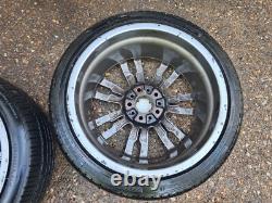 Bmw 3 Series F30 2013 403m Style 19 Inch Staggered Alloy Wheels & Tyres #3a