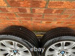Bmw 5 Series E60 E61''18 Style Mv2 Alloy Wheels With Tyres Oem 8036947