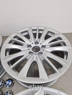 Bmw 5 Series F10 F11 19 Alloy Wheels Set Style 332 8.5j 9j 6791384 6791383