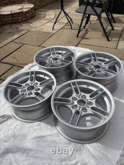 Bmw E39 Genuine 17 M Sport Style 66 Alloy Wheels Staggered 8j 9j M Tech M5 Rare