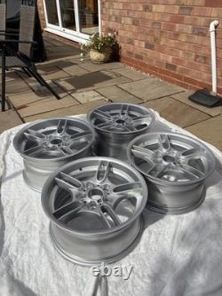 Bmw E39 Genuine 17 M Sport Style 66 Alloy Wheels Staggered 8j 9j M Tech M5 Rare
