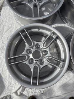 Bmw E39 Genuine 17 M Sport Style 66 Alloy Wheels Staggered 8j 9j M Tech M5 Rare