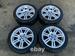 Bmw E90 M Sport Set Of Staggered 17 Style 194 Alloy Wheels 1&3 Series
