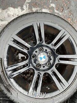 Bmw E90 M Sport Set Of Staggered 17 Style 194 Alloy Wheels 1&3 Series Winters
