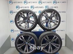 Bmw Genuine Oem 433 Style Alloy Wheels & Tyres Set 2284450 2284451 M5 M6