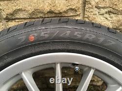 Bmw e46 style 32 17 staggered alloy wheels