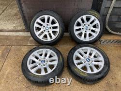 Bmw e90 e9x 16 inch alloy wheels with good tyres style 156 205/55/16 2005-2013