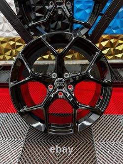 Brand New 18 Audi Voursprung Style Alloy Wheels A3 S3 Vw Caddy A4 A6 A7 5x112