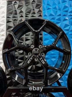 Brand New 18 Audi Voursprung Style Alloy Wheels A3 S3 Vw Caddy A4 A6 A7 5x112