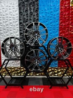 Brand New 18 Bmw Style 930m Alloy Wheels 5x112 G Series 3,4,5 Series