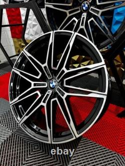 Brand New 18 Bmw Style 930m Alloy Wheels 5x112 G Series 3,4,5 Series