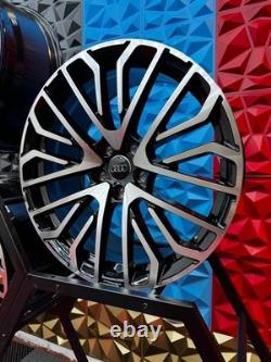 Brand New 19 Audi Rs Style Alloy Wheels 5x112 Fits A3-a4-a5-a6-a7-a8