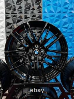 Brand New 19 Bmw 930m Style Alloy Wheels 3-4-5 Series 5x112 G Series Black