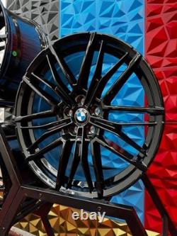 Brand New 19 Bmw 930m Style Alloy Wheels 3-4-5 Series 5x112 G Series Black