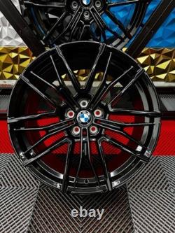 Brand New 19 Bmw 930m Style Alloy Wheels 3-4-5 Series 5x112 G Series Black