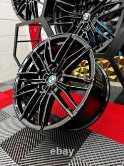 Brand New 19 Bmw 930m Style Alloy Wheels 3-4-5 Series 5x112 G Series Black