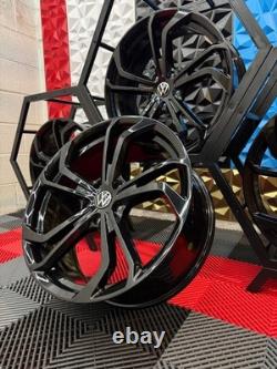 Brand New 19 Golf Gti Gtd R Style Alloy Wheels 5x112